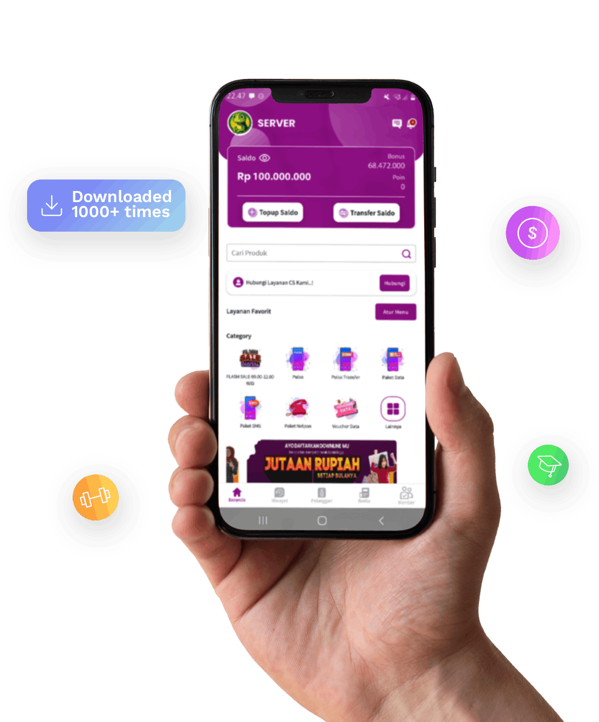 Aplikasi Digital Pulsa